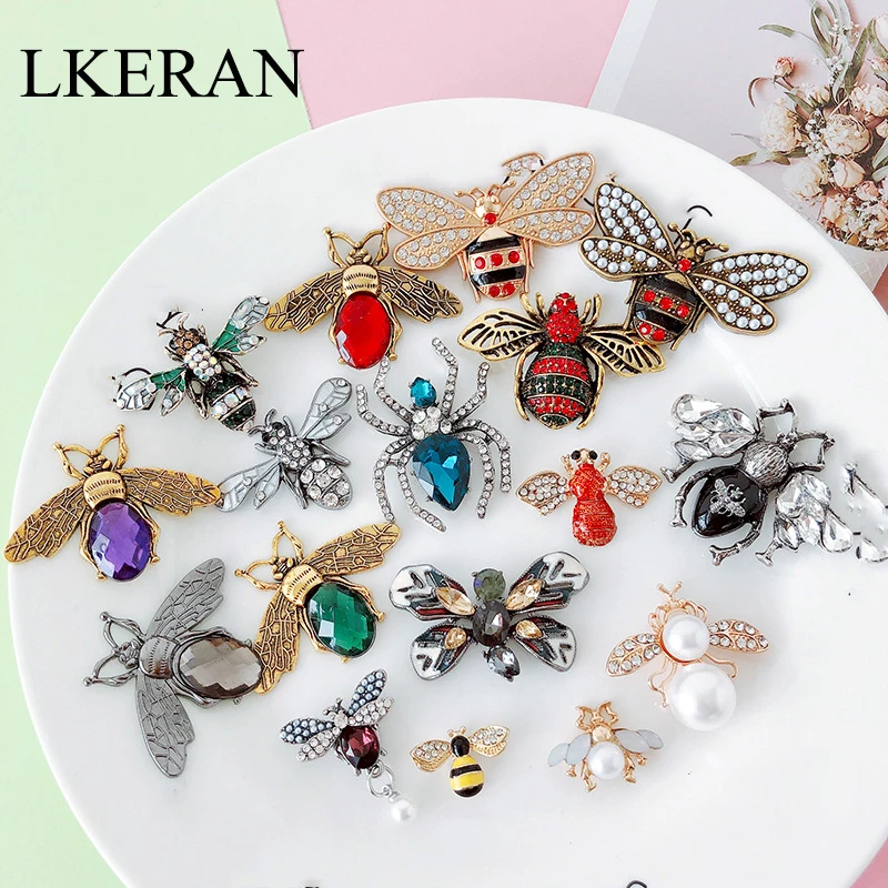 1 шт. брошь насекомое с жемчугом 25 видов|Пуговицы| |