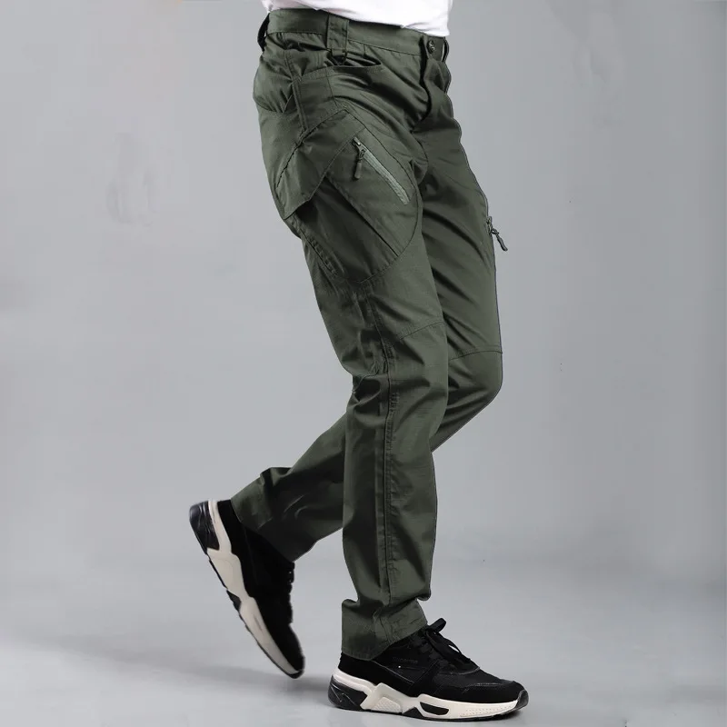 

Брюки-карго мужские армейские, военные тактические штаны, водонепроницаемые износостойкие, много карманов, повседневные, 5XL