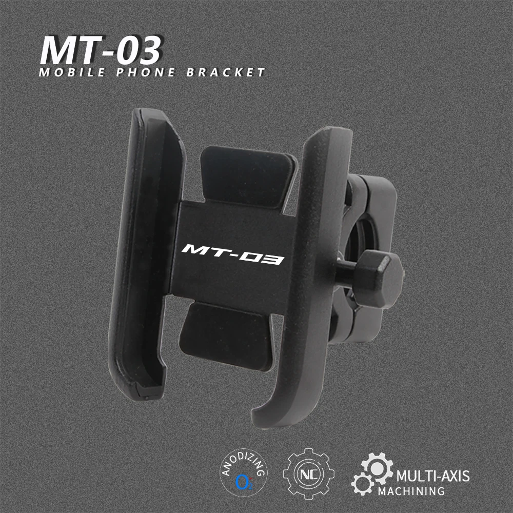 

For Yamaha MT-03 MT03 MT 03 2016-2019 2018 Motorcycle CNC Aluminum Alloy Handle Bar Mobile Phone Bracket GPS Stand Holder