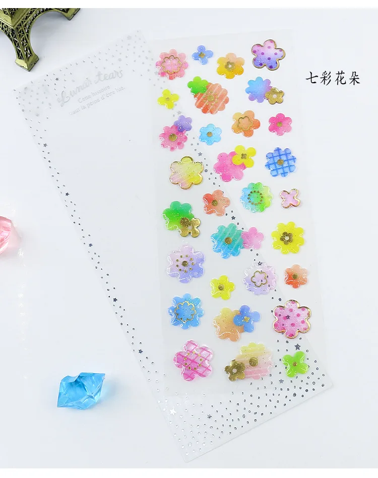 2 шт. милые Мультяшные наклейки со стразами игрушка DIY Обучающие 3D голова Серьги