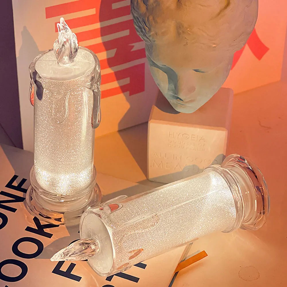 Новые мерцающие беспламенные светодиодсветодиодный свечи на батарейках для чая