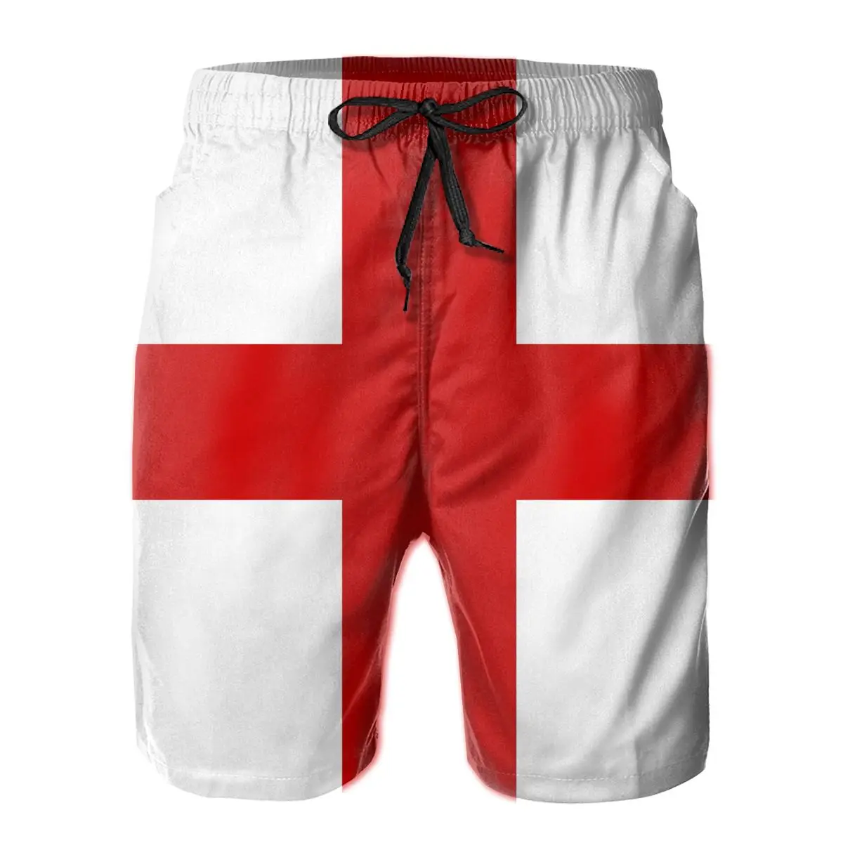 

Male Shorts Beach R333 Breathable Quick Dry NerdLoose England Flag English George Cross