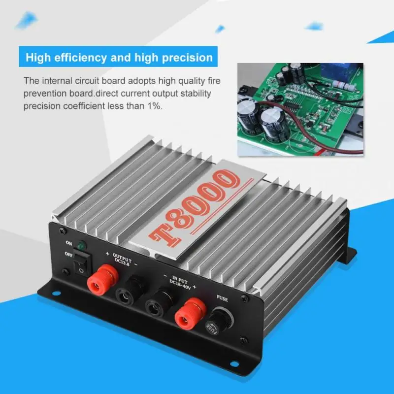 

DC 24V to 13.8V 45A Vehicle-Mounted Switching Power Converter/Supply 80% Efficiency For Car Radio Hot