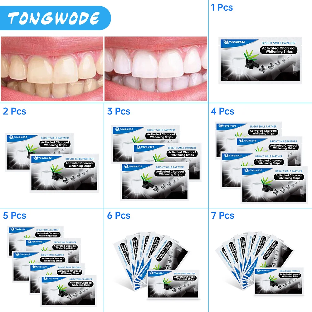 

Tongwode 1Pcs Teeth Whitening Strips Teeth Veneers Dental Tools Dental Tooth Bleaching Oral Hygiene Care Whitening Strips Kits