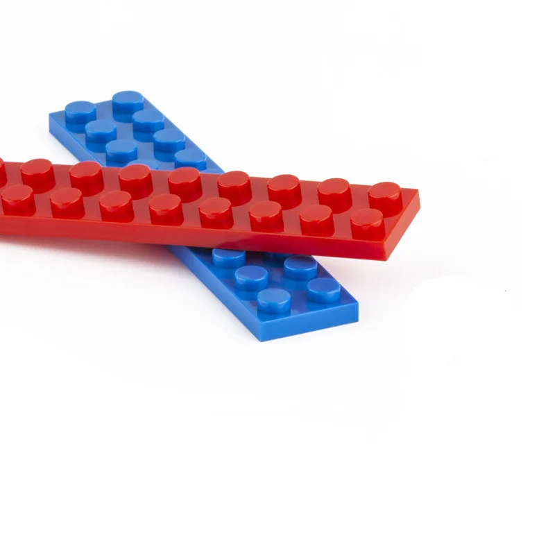 10Pcs Small Particle 3832 2x10 Plate Building Block Flat DIY Parts Buildmoc Compatible Assembly Creative Gift Toys - купить по
