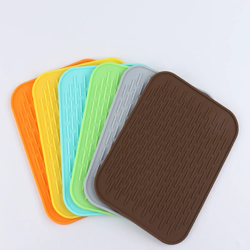 Кухонный термостойкий Настольный коврик нескользящий Силиконовый поднос для