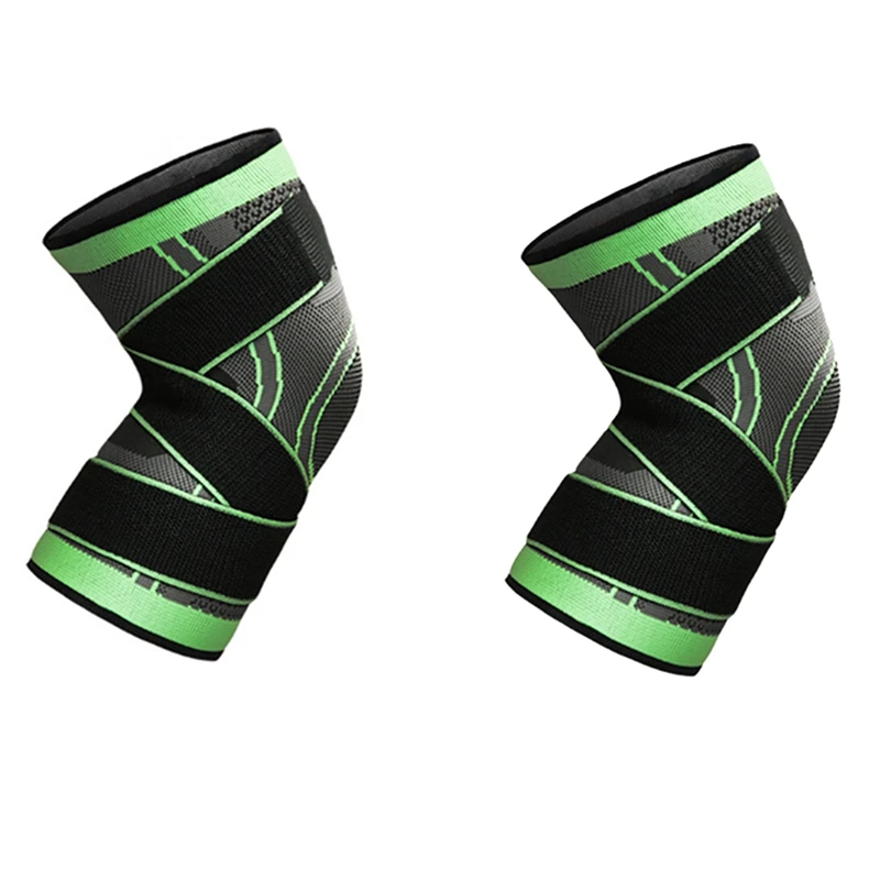 Спортивные наколенники унисекс противоскользящий нейлоновый вязаный бандаж на