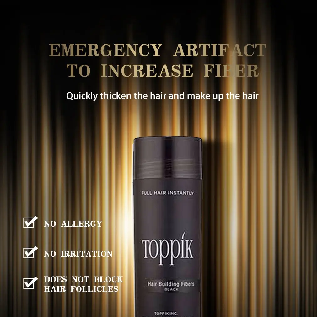 

27.5g Hair Building Fibers Hair Growth Keratin Fiber Topic Thickening Spray Hair Loss Products Hair Extension Products