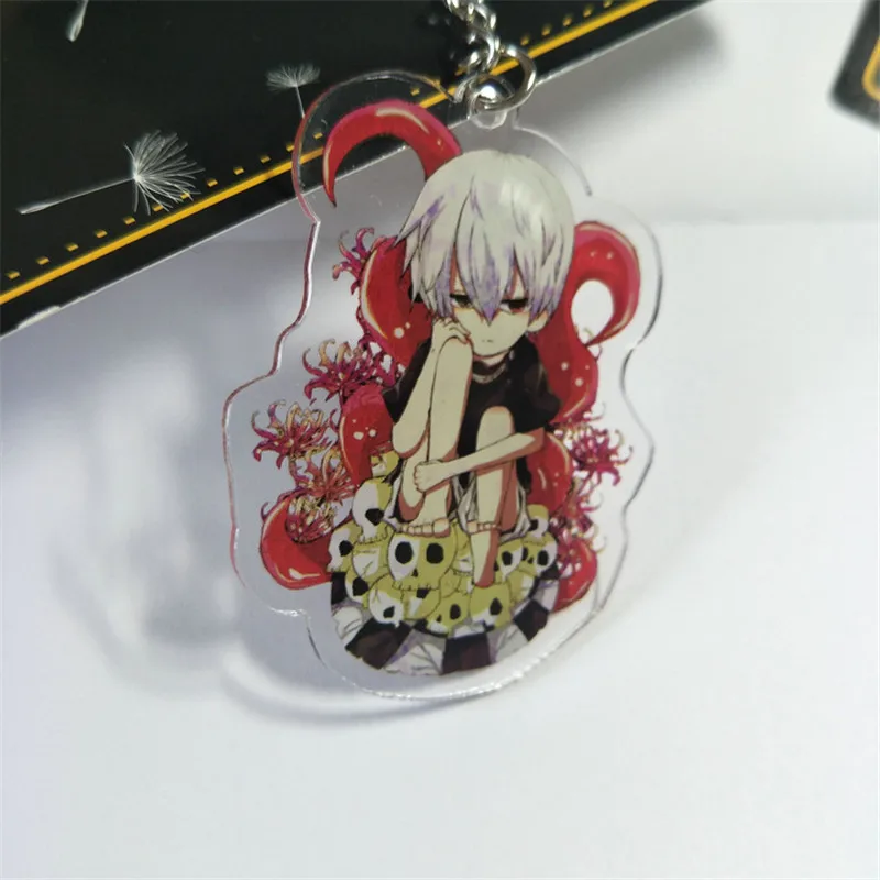 Акриловая цепочка для ключей с аниме окружающим Токийский вурдалак сумасшедшая