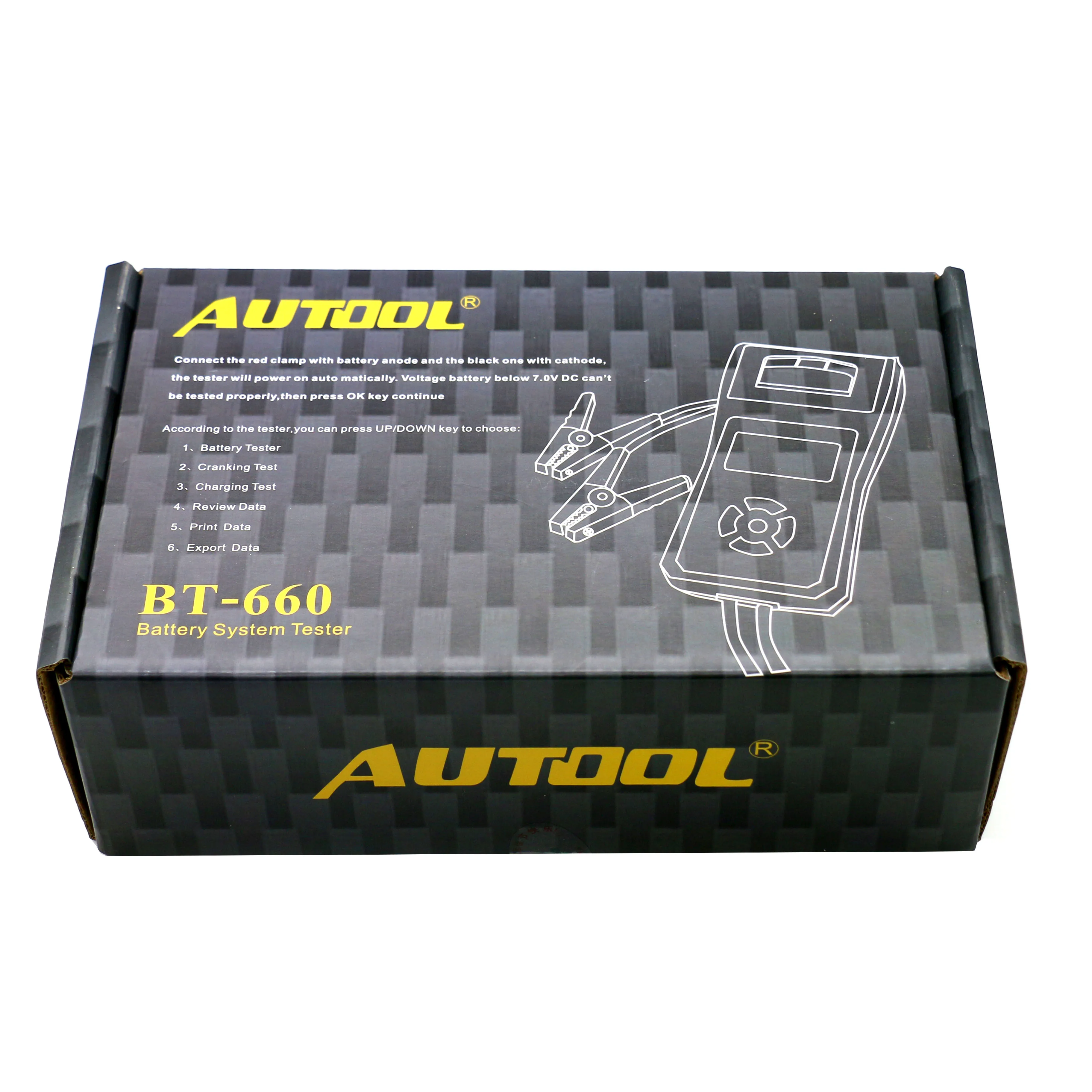 Горячая Распродажа тестер системы аккумуляторной батареи AUTOOL BT660 инструмент для