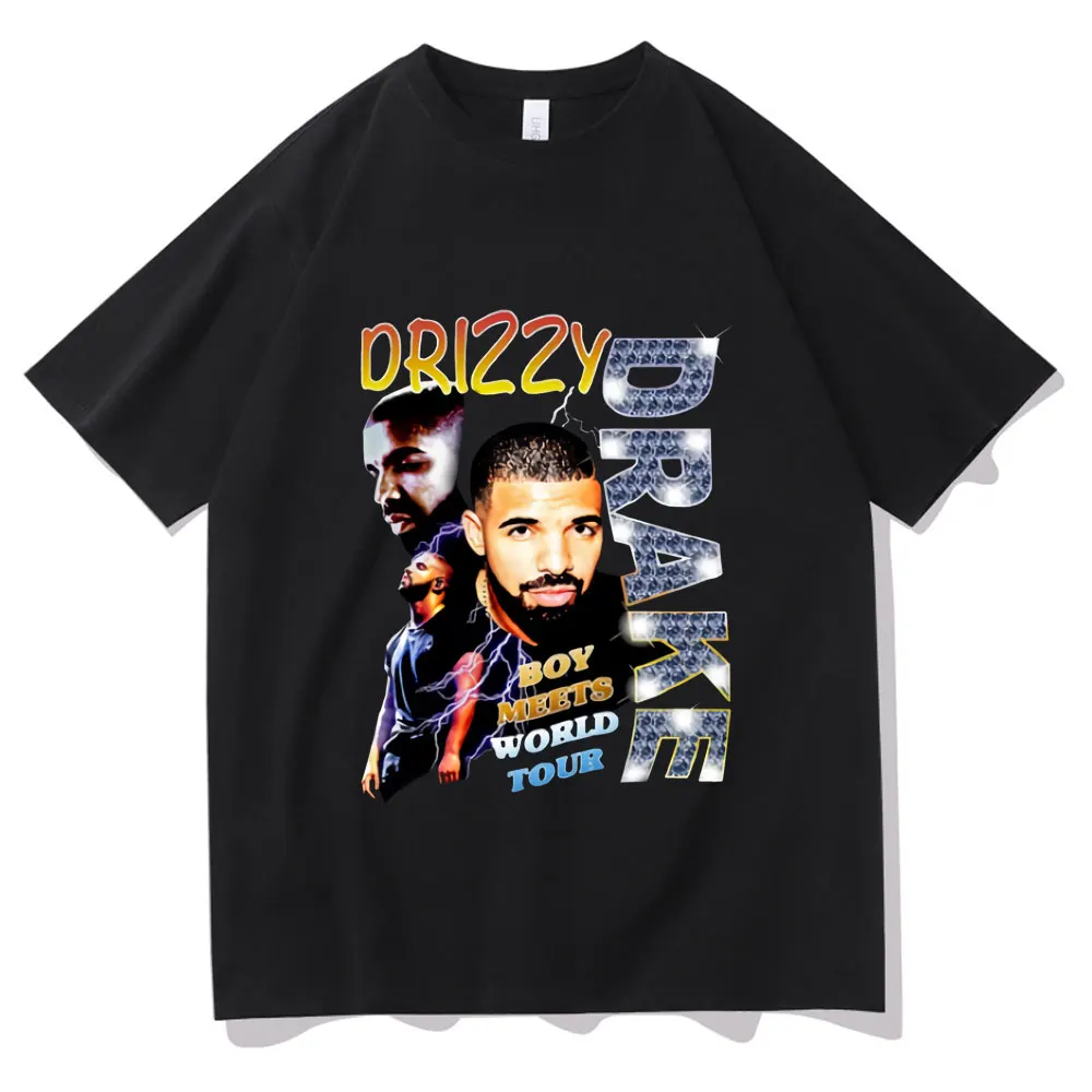 

Hot New Drizzy Drake Boy Meets World Tour Tshirt Mens Hip-Hop Trend Style T Shirts Camisetas Hombre Streetwear Unisex Cotton Tee