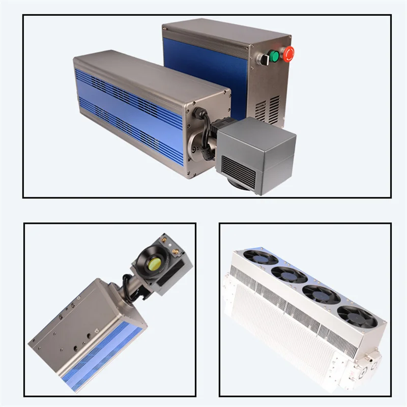 

2022 Latest Portable Rotator Jewelry CO2 Fiber Laser Marking Machine Raycus 20w 30w 50w Suitable for Metal Watch Engraving
