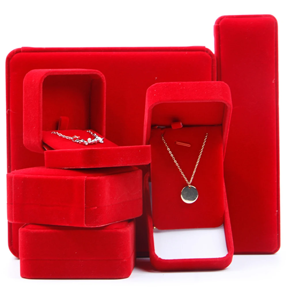 Коробка для ювелирных изделий органайзер дисплей колец серьги ожерелье браслеты