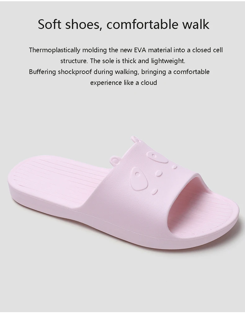 Пляжные тапочки POSEE для детей летние детские мальчиков и девочек домашние с