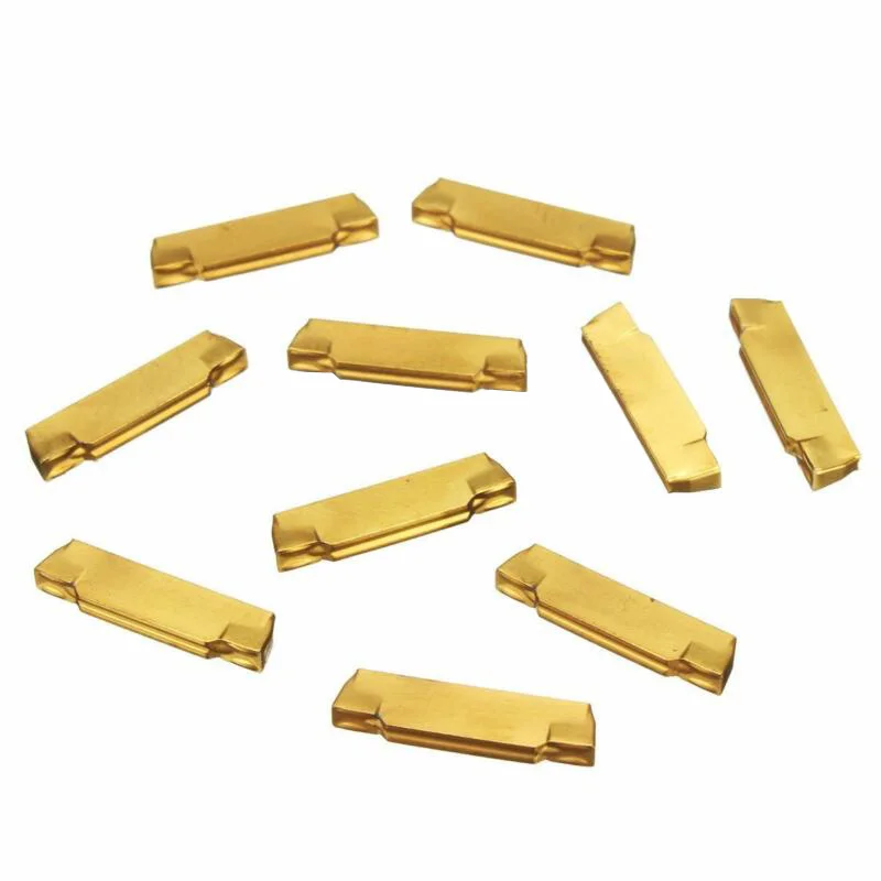 

10X 2mm MGMN200-G Carbide Insert For MGEHR/MGIVR Grooving Tool 16mm*3mm* 2mm