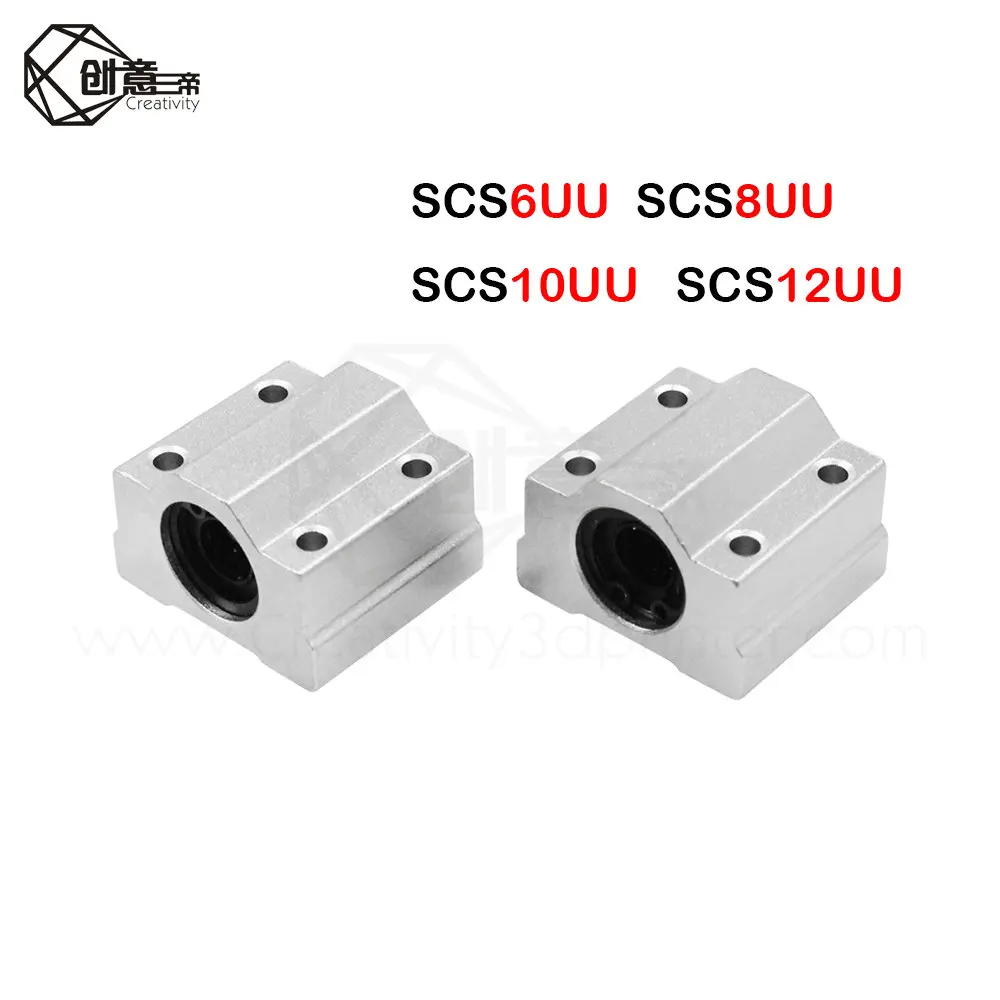 1 шт./лот SC8UU SCS8UU SCS6UU SCS10UU SCS12UU 8 мм линейный Шарикоподшипниковый блок CNC