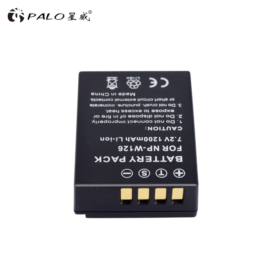 PALO 4 шт Цифровые Батареи NP-W126 батареи камеры для FUJL X-E3/2/1 Pro1/2 X-E2S/100F/M1/A1/2/10 X-T1/2/10/20