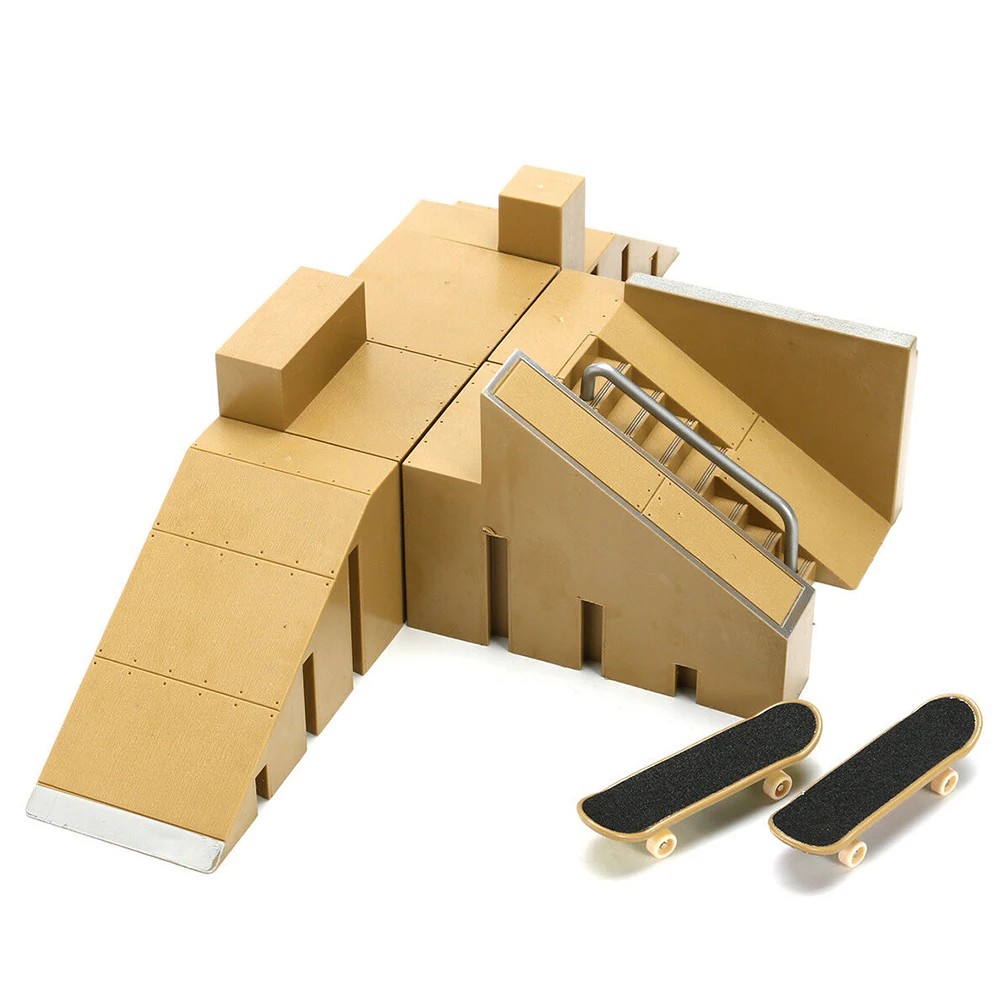 Скейт парк ABS детская игрушка гриф рампа набор практика палуба палец скейтборд