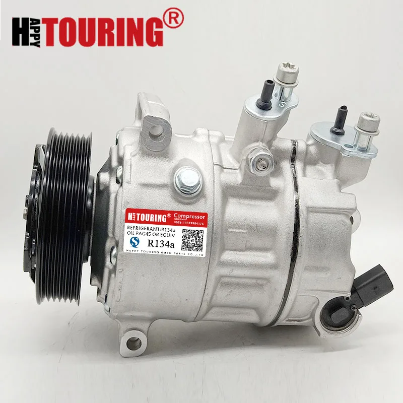 Компрессор кондиционера для Volkswagen Passat CC 2.0L 2009-16 EOS 2007-16 1K0820808D 1K0820803G 1K0820859F 1K0820803N 1K0820803Q 1K0820803