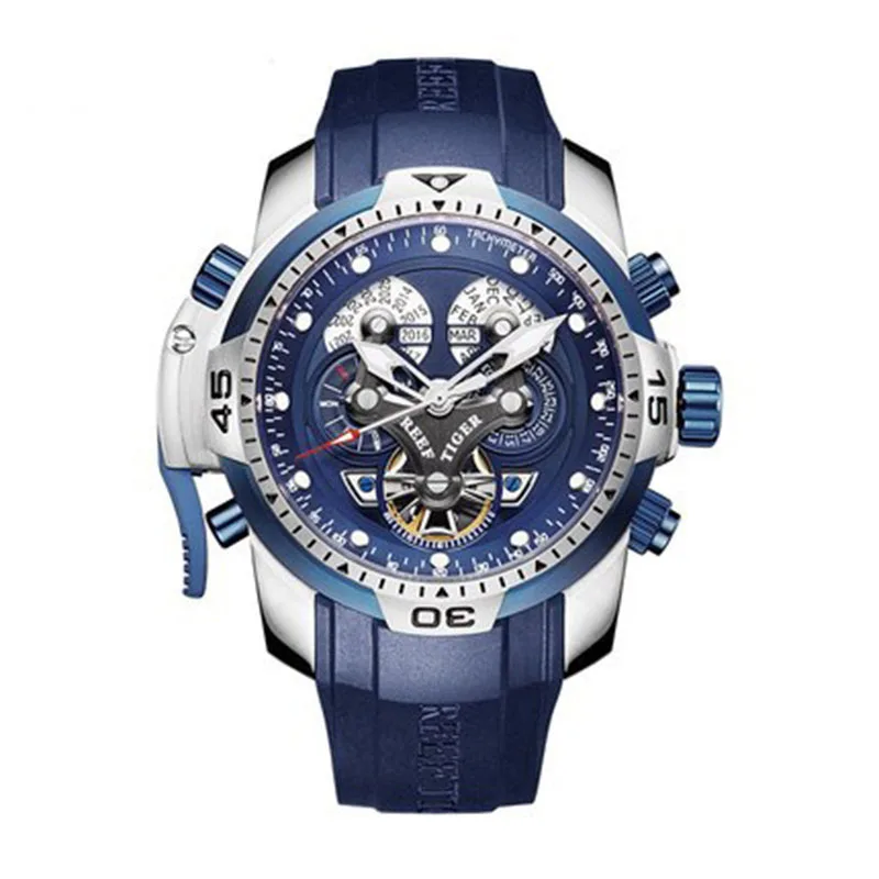 

Men's Mechanical Watch Hollow Multi-function Automatic Winding Men's Watch Fashion Luminous Personality Designer Watch New 2021
