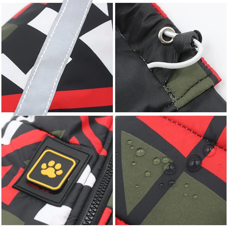 

New Pet Clothes Warm Autumn And Winter, Thickened Dog Cotton-Padded Clothes, Big Dog Clothes, Winter Dog Clothes