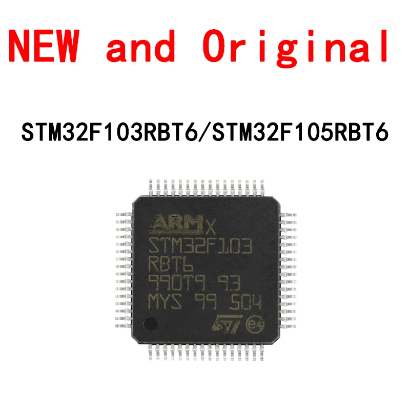 

Микроконтроллер STM32F103RBT6 STM32F105RBT6 LQFP64 32-bit, MCU, новый и оригинальный