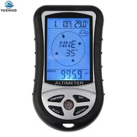 digital 8 in 1 lcd compass electronic handheld compass altimeter barometer thermometer weather forecast time clock calendar