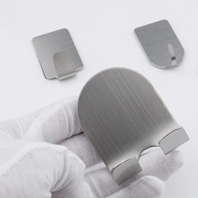 Настенный крючок для хранения на клейкой основе стеллаж из нержавеющей стали