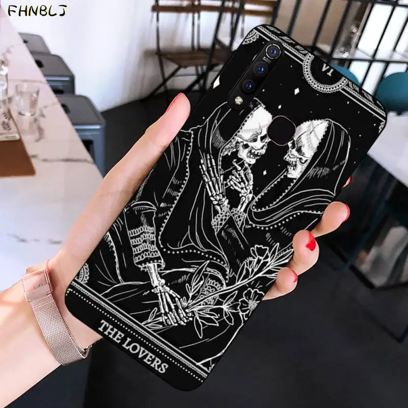 FHNBLJ Le Tarot Egyptien de Dusserre Art Black TPU Soft Phone Case Cover for huawei 7S 7 PRO 9 6 Y5 PRIME 2018 Y7 5 2019 | Мобильные