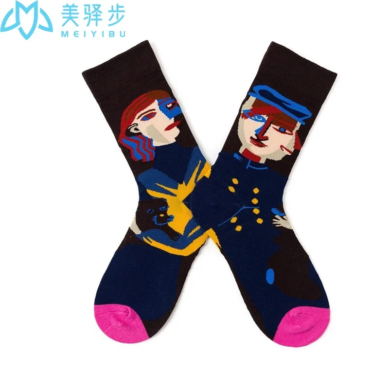 10 Pairs Popular Original Design Socks Adult Autumn and Winter Cotton Socks European and American Hot Sales Socks