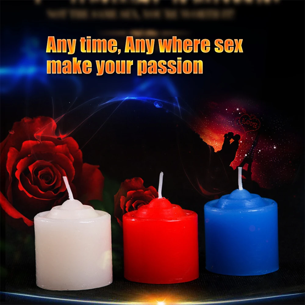 1 шт. низкие температуры свечи БДСМ капельного воска секс-игрушки для взрослых