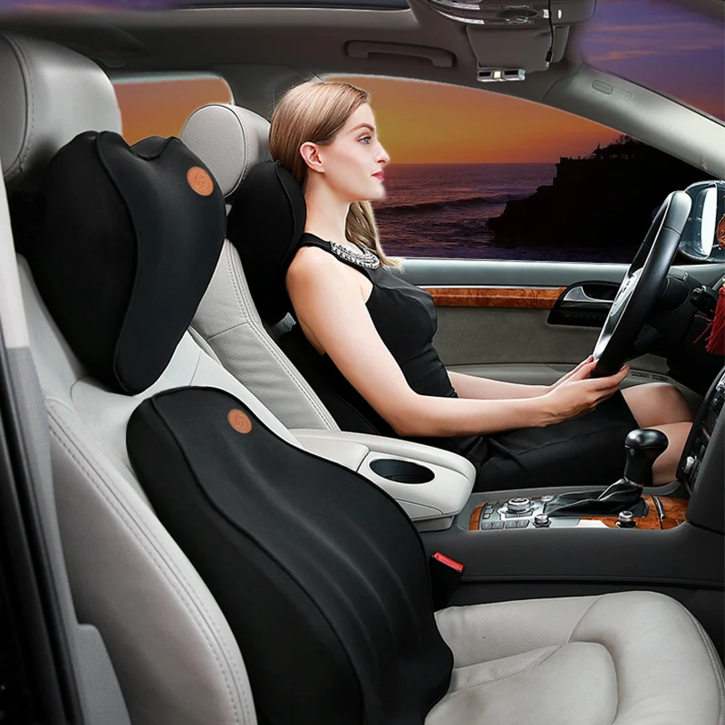 Подушка для спины подголовник автомобильного сиденья шеи подушка поддержки