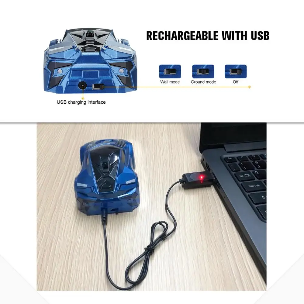 Eachince RC гоночный автомобиль с дистанционным управлением антипотолочный