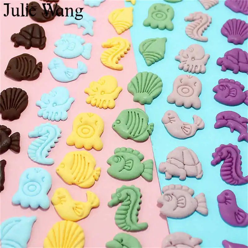 20 шт. подвески Julie Wang в виде морских животных|Шармы| |