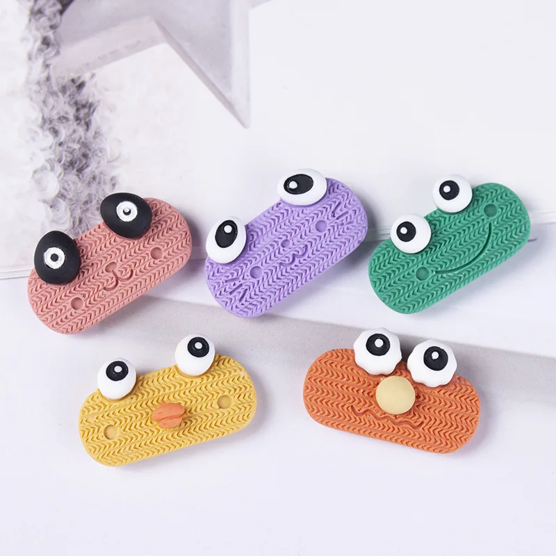 

20 шт мультфильм моделирование трикотажная повязка на полимерные Стразы плоские с оборота кабошон украшения Подходит чехол для телефона Де...