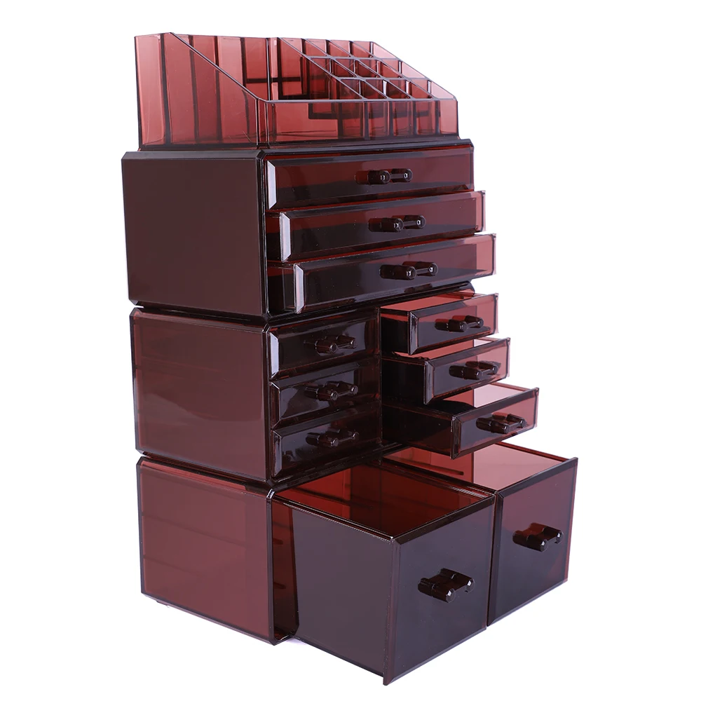 Cosmetics Storage  organizer with drawers SF-1122-10 4Pcs/Set Plastic