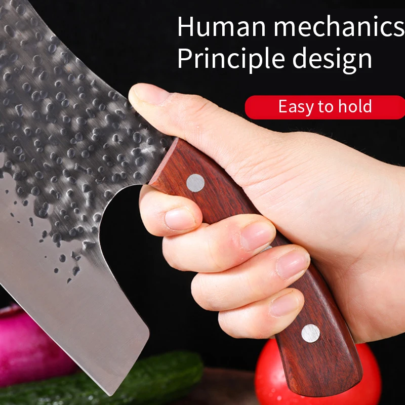 Новые кухонные ножи 7CR17 кованый китайский мясницкий нож из нержавеющей стали 8