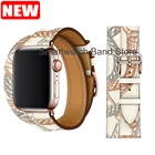 Ремешок с пряжкой под розовое золото для Apple Watch 6, 5, 4, 3, 2, 1, 38 мм, 42 мм, 44 мм, 42 мм, быстрый кожаный браслет с одной петлей для iWatch