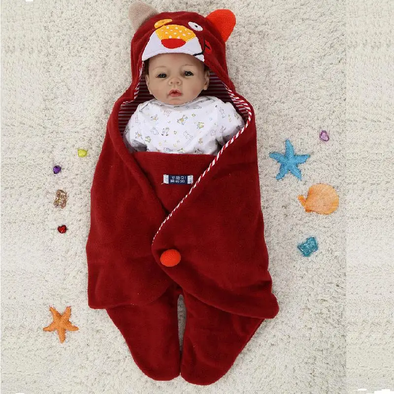 New Design Baby Quilt For Newborn Girls Boys Autumn Winter Infant`s Blankets Sleeping Bag Swaddling Clothes So Cute JZ1705 | Мать и