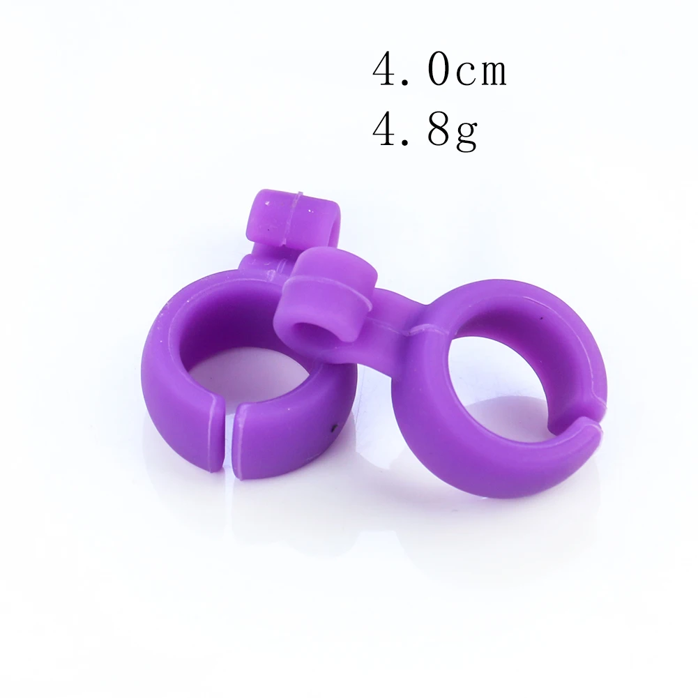 

2PC Portable Food Grade Silicone Smoker Finger Ring Hand Rack Cigarette Holder Smokng Accessory for Game Player Driver Hand Free