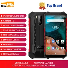 Ulefone teléfono inteligente Armor X5 de 5,5 pulgadas, móvil resistente al agua IP68, procesador MT6762, Octa, Android 10,0, 3GB RAM, 32GB rom, soporta NFC, 4G LTE (1)