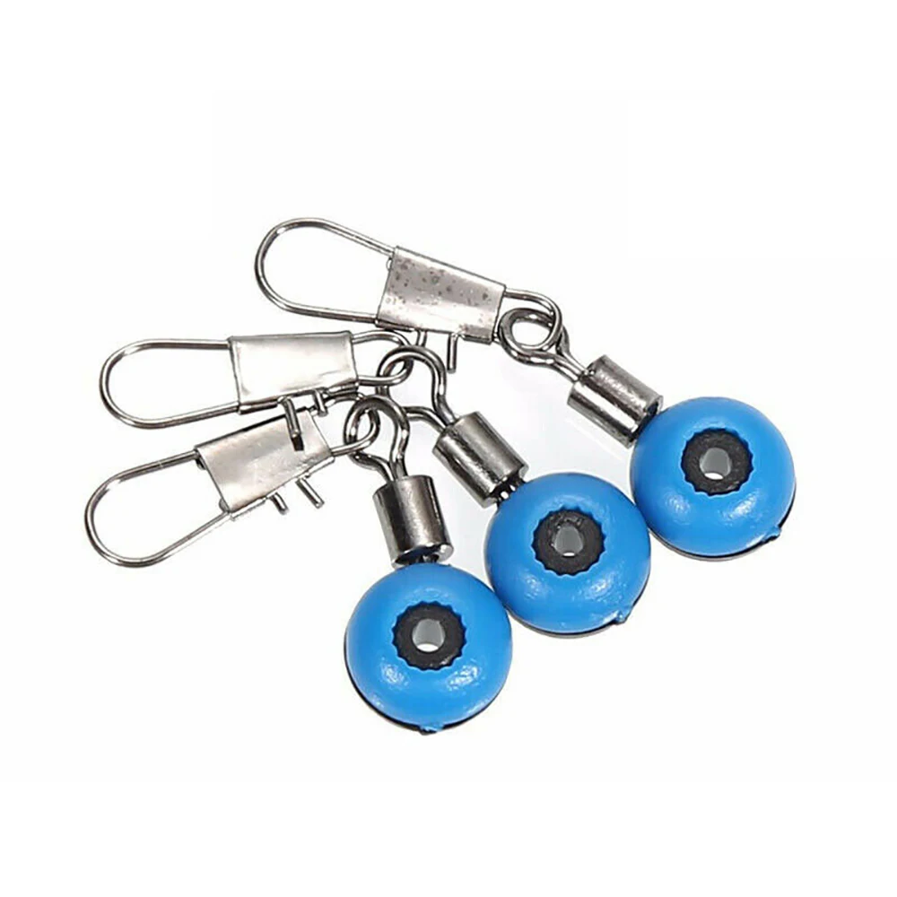 100 шт. рыболовная леска для крючка Вертлюг хвостовик зажим соединитель