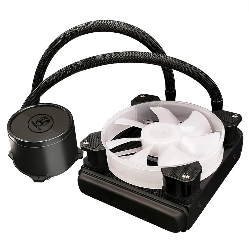Kllisre кулер для процессора с водяным охлаждением RGB ARGB PWM 4PIN вентилятор Intel LGA 1200