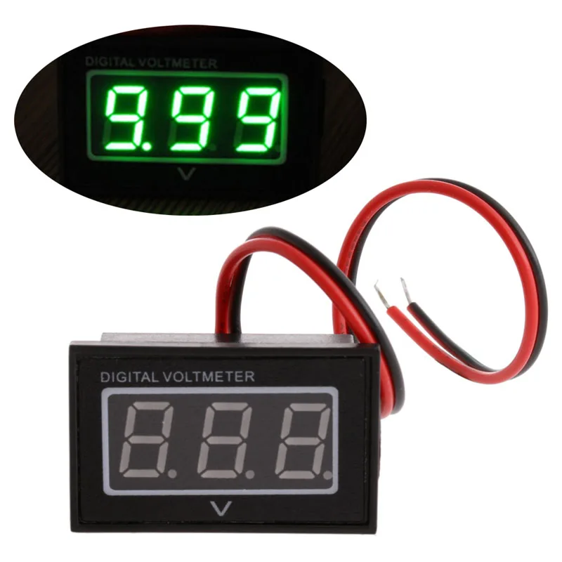 

2021 New 24V 36V 48V Golf Cart Red Digital Voltage Meter Battery Gauge DC15-120V Club Car