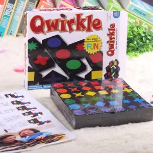 Montessori Wood New Educational Toys Qwirkle Wooden Chess Parent-child
Interactive Game Toys Children And Adult Toys