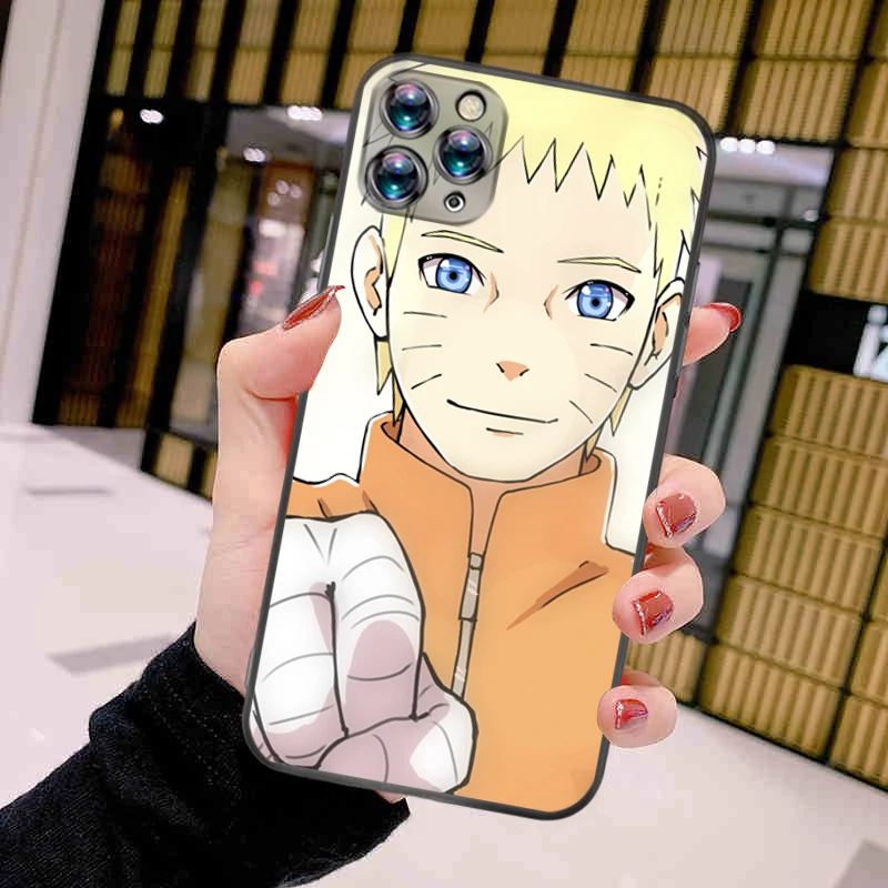 

N-Narutos Sasuked Kakashi Gaara Phone Case For iPhone 11 12 Pro XS MAX 8 7 6 6S Plus X 2020 XR Mini Full Protection TPU