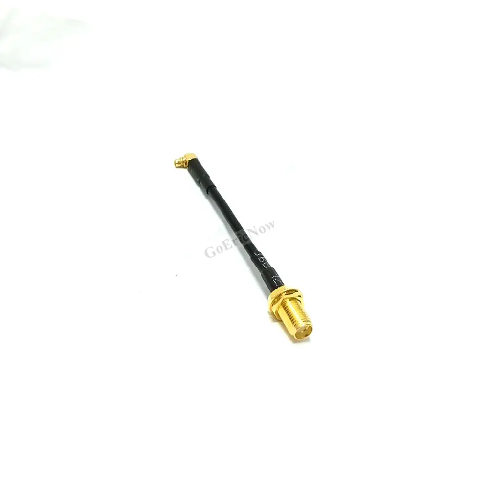 SMA Female to MMCX 5 шт. РЧ коаксиальный правый угол MMCX штекер SMA мужской/женский RG174 кабель 70 мм(7 см) для RC моделей запасные части Аксессуары DIY - Цвет: SMA Female to MMCX