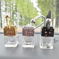 car hanging air freshener diffuser fragrance clear glass empty perfume bottle essential oil bottle perfume bottlesonly empty