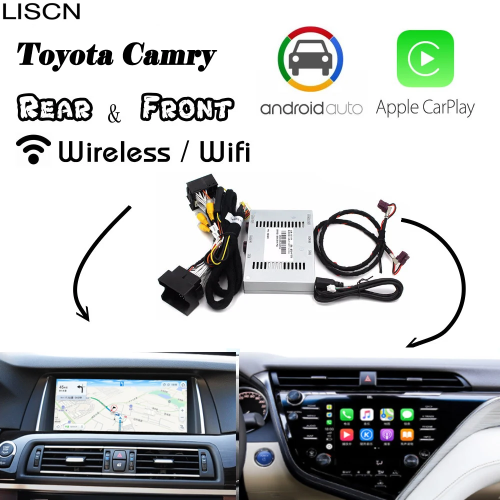 Беспроводная Автомагнитола для Toyota Camry 2018 Android управление автомобилем