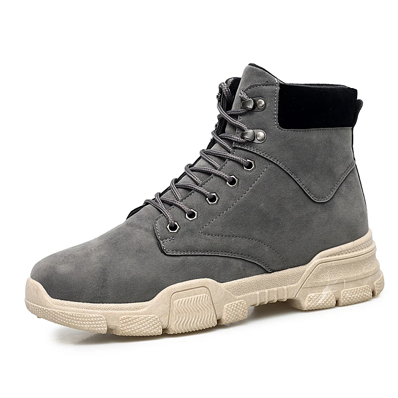 

Winter Men's Boots Male Waterproof Ankle Boots Autumn Man Fashion Casual Shoes Snow Plush Warm Lace Up Boots Plus Size 39-45